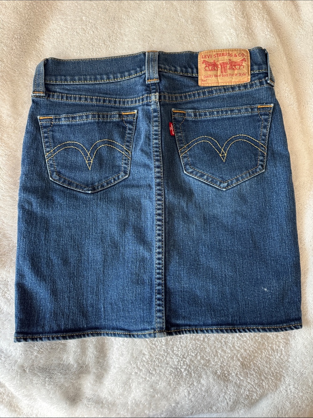 Levi’s TYPE 1 Vintage Western Denim Skirt - Picture 2 of 4